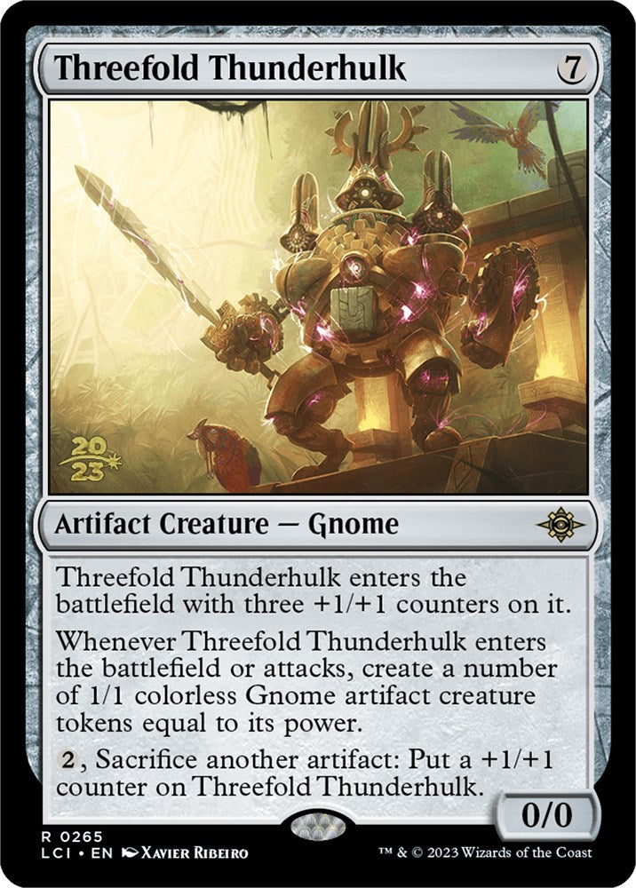 Threefold Thunderhulk [The Lost Caverns of Ixalan Prerelease Cards] | Local Legends