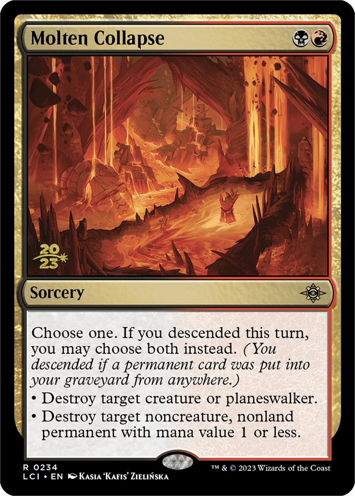 Molten Collapse [The Lost Caverns of Ixalan Prerelease Cards] | Local Legends