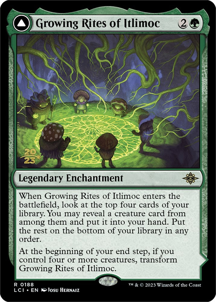 Growing Rites of Itlimoc // Itlimoc, Cradle of the Sun (LCI) [The Lost Caverns of Ixalan Prerelease Cards] | Local Legends