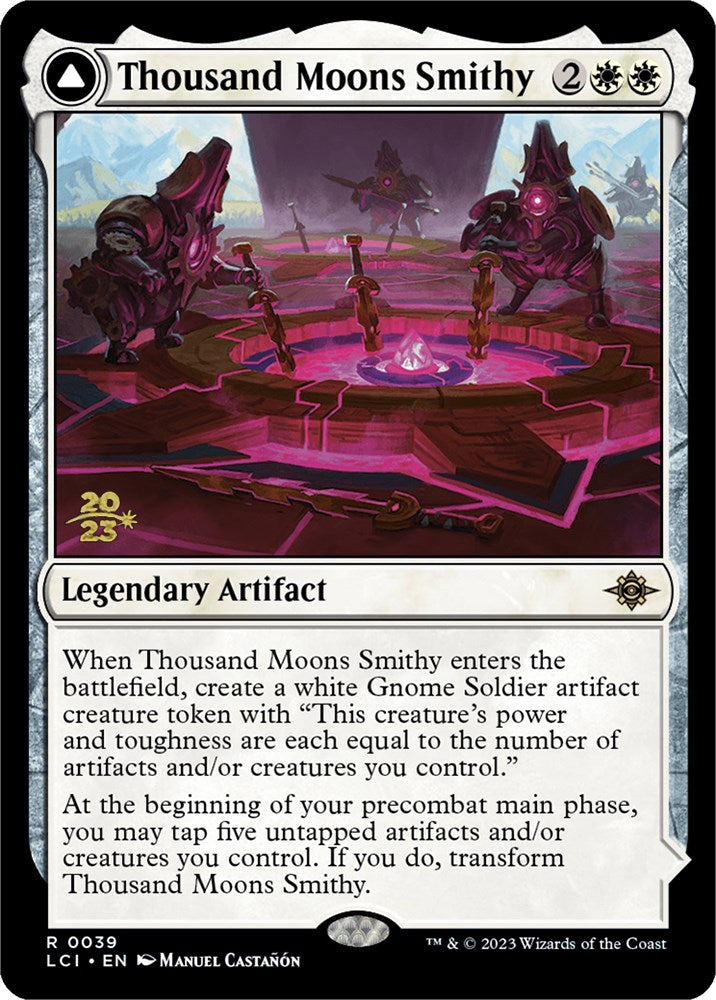 Thousand Moons Smithy // Barracks of the Thousand [The Lost Caverns of Ixalan Prerelease Cards] | Local Legends