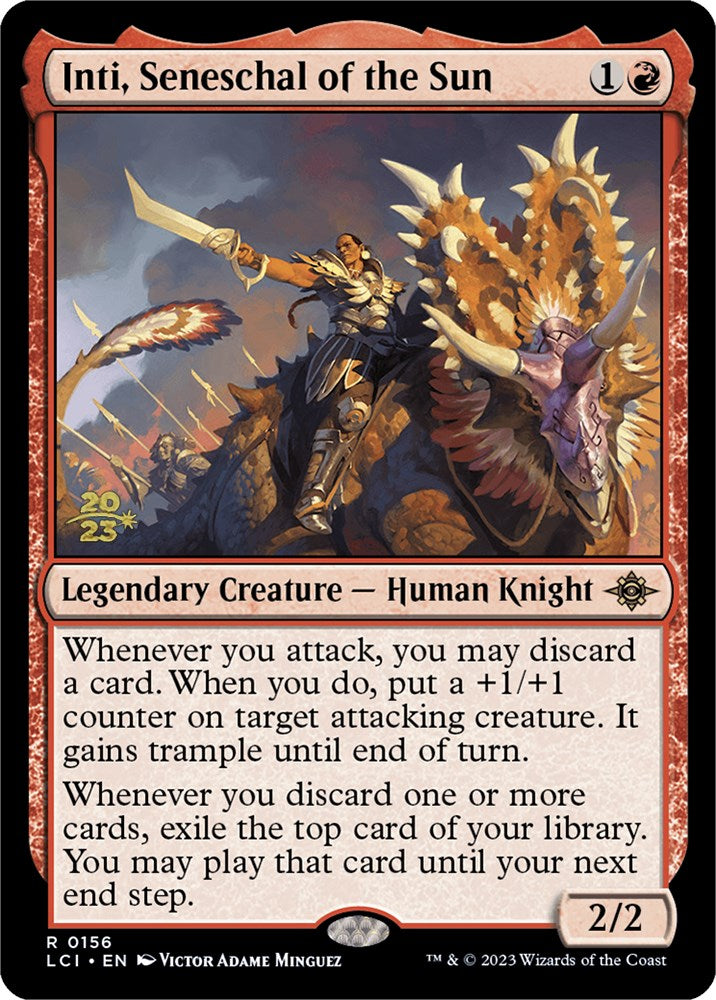 Inti, Seneschal of the Sun [The Lost Caverns of Ixalan Prerelease Cards] | Local Legends