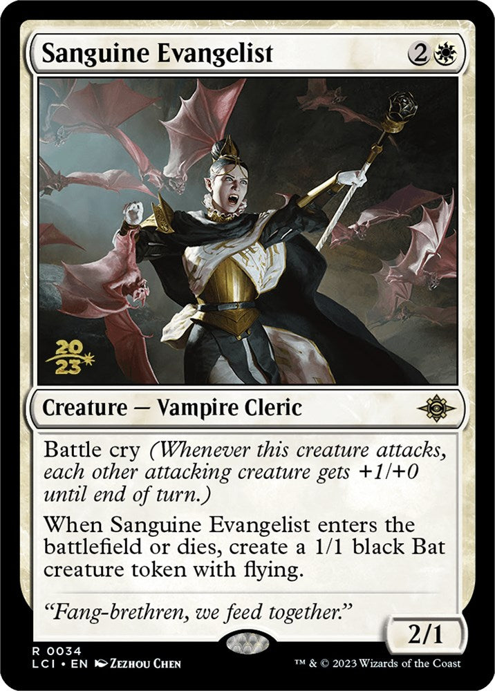Sanguine Evangelist [The Lost Caverns of Ixalan Prerelease Cards] | Local Legends