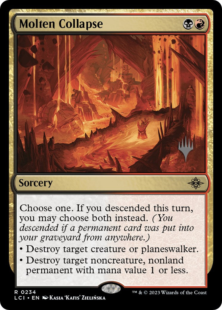 Molten Collapse (Promo Pack) [The Lost Caverns of Ixalan Promos] | Golgari Games