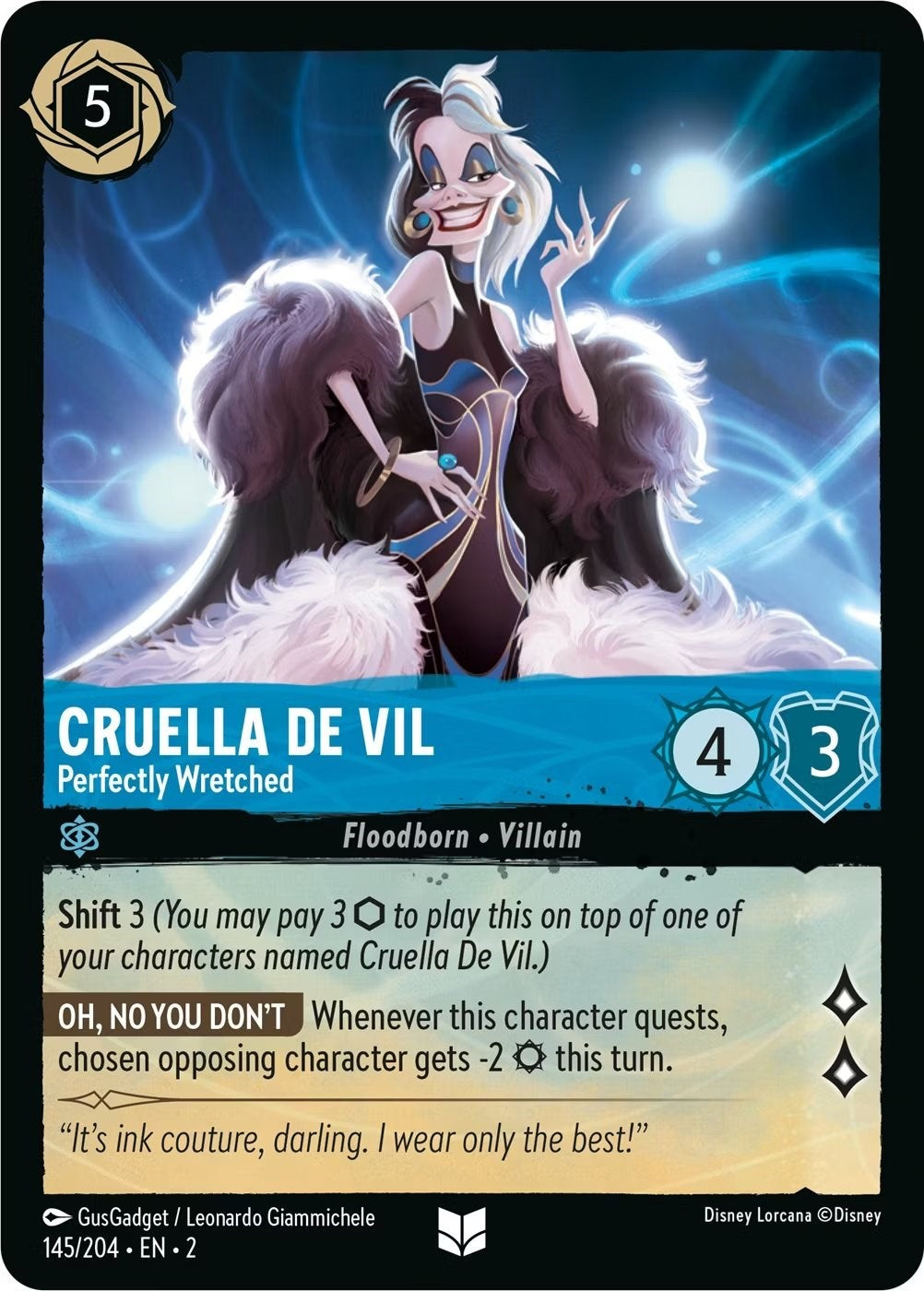 Cruella De Vil - Perfectly Wretched (145/204) [Rise of the Floodborn] | Local Legends