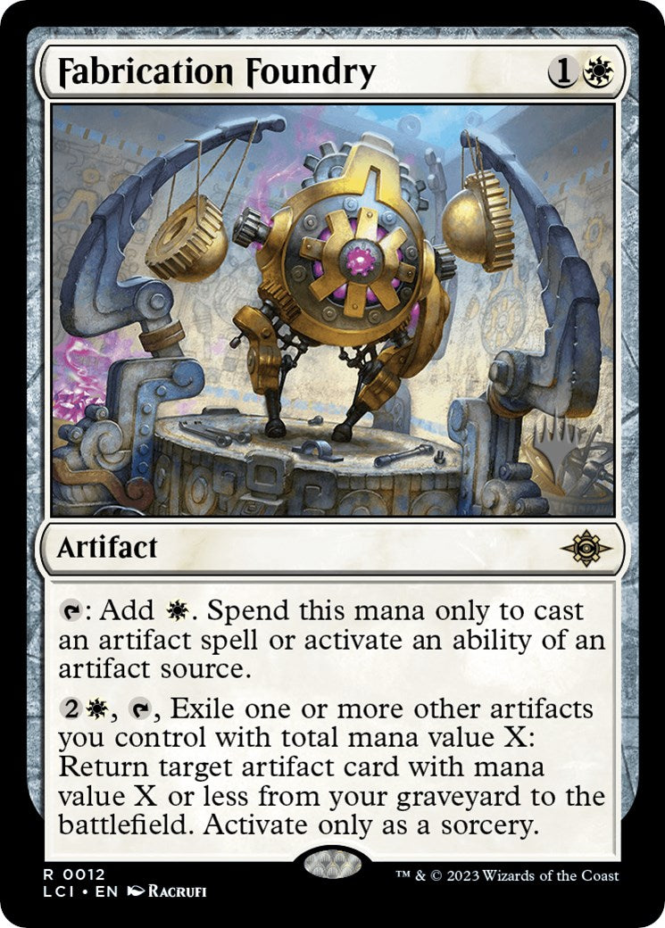 Fabrication Foundry (Promo Pack) [The Lost Caverns of Ixalan Promos] | Local Legends