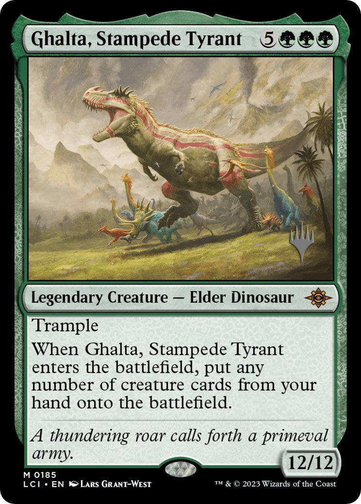 Ghalta, Stampede Tyrant (Promo Pack) [The Lost Caverns of Ixalan Promos] | Local Legends