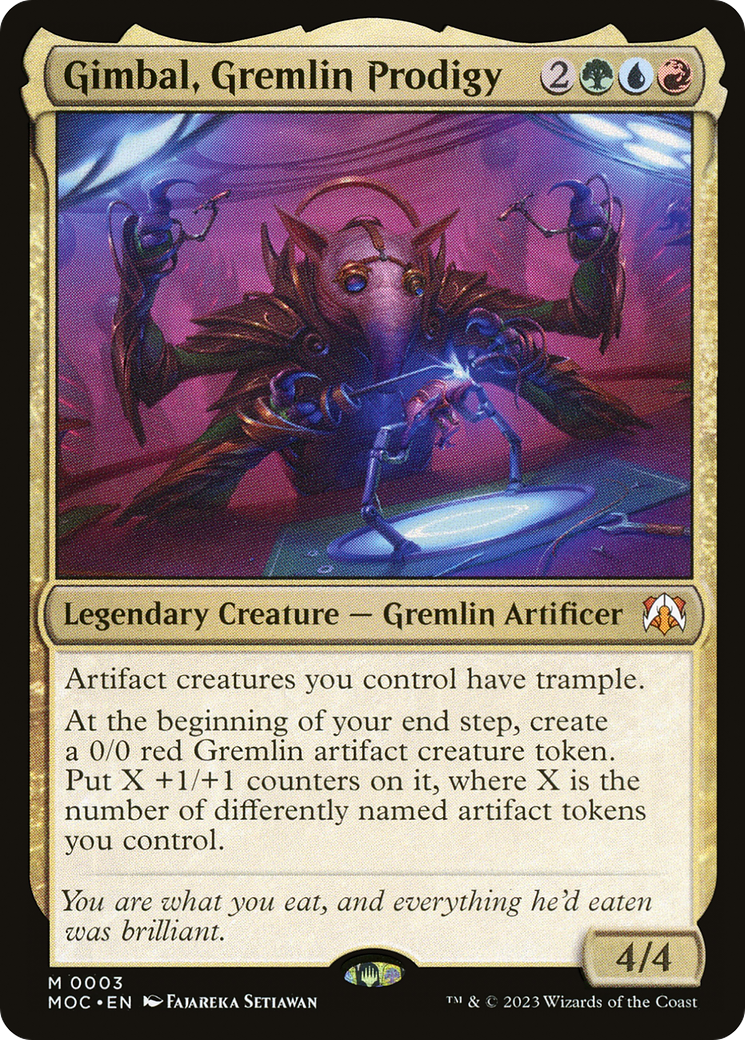 Gimbal, Gremlin Prodigy [March of the Machine Commander] | Golgari Games