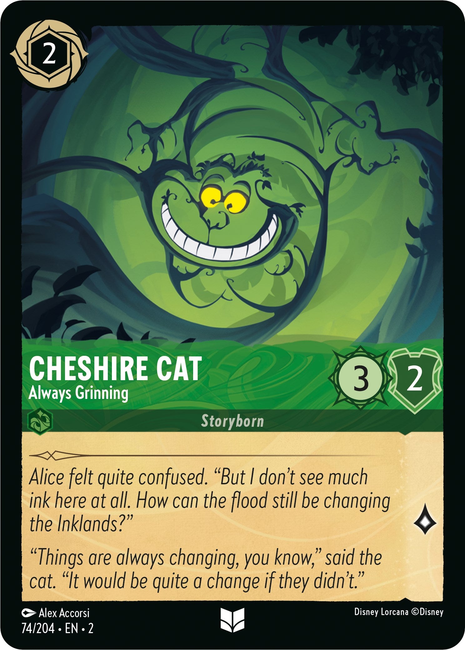 Cheshire Cat - Always Grinning (74/204) [Rise of the Floodborn] | Local Legends