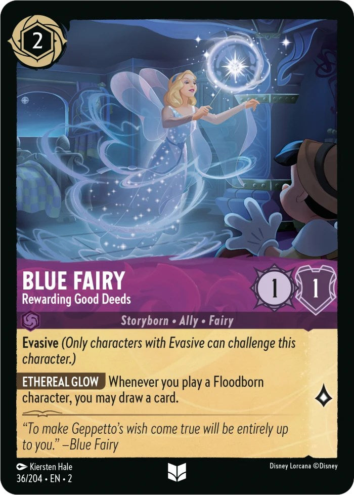 Blue Fairy - Rewarding Good Deeds (36/204) [Rise of the Floodborn] | Local Legends