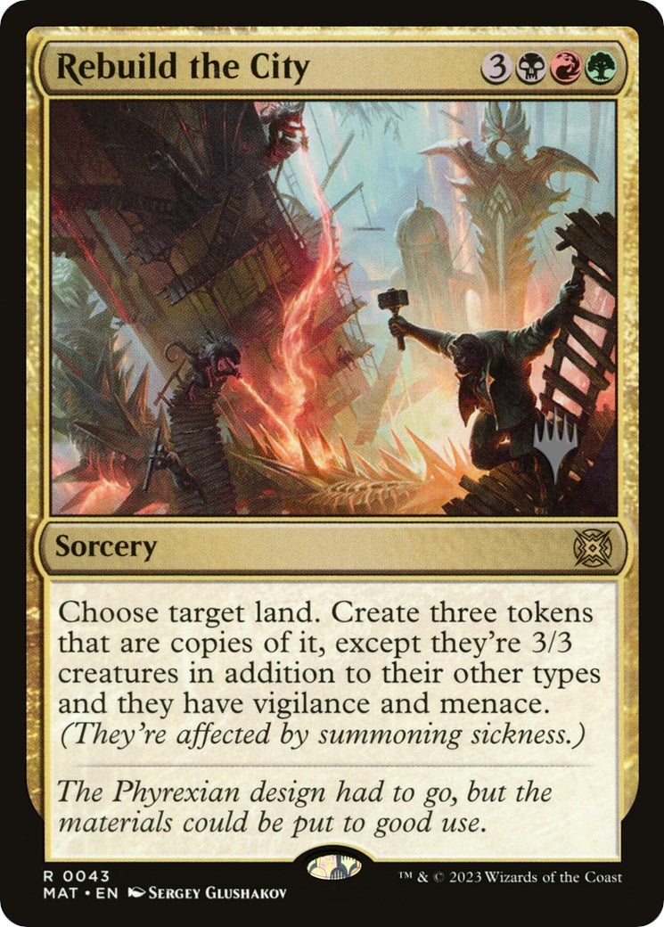 Rebuild the City (Promo Pack) [The Lost Caverns of Ixalan Promos] | Golgari Games