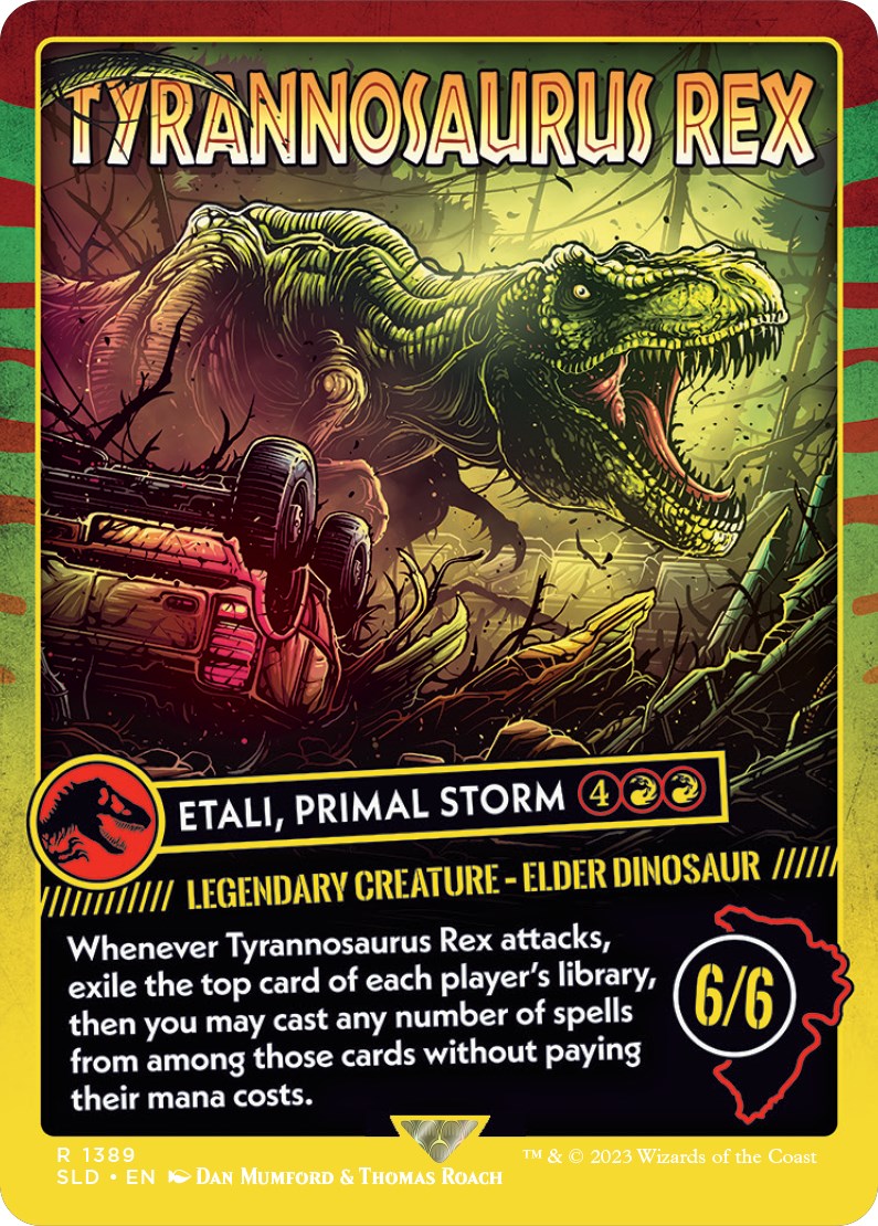 Tyrannosaurus Rex - Etali, Primal Storm [Secret Lair Drop Series] | Golgari Games