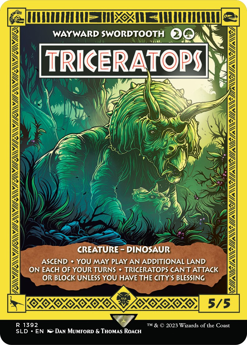 Triceratops - Wayward Swordtooth [Secret Lair Drop Series] | Local Legends
