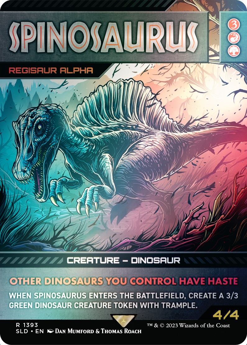 Spinosaurus - Regisaur Alpha (Rainbow Foil) [Secret Lair Drop Series] | Local Legends