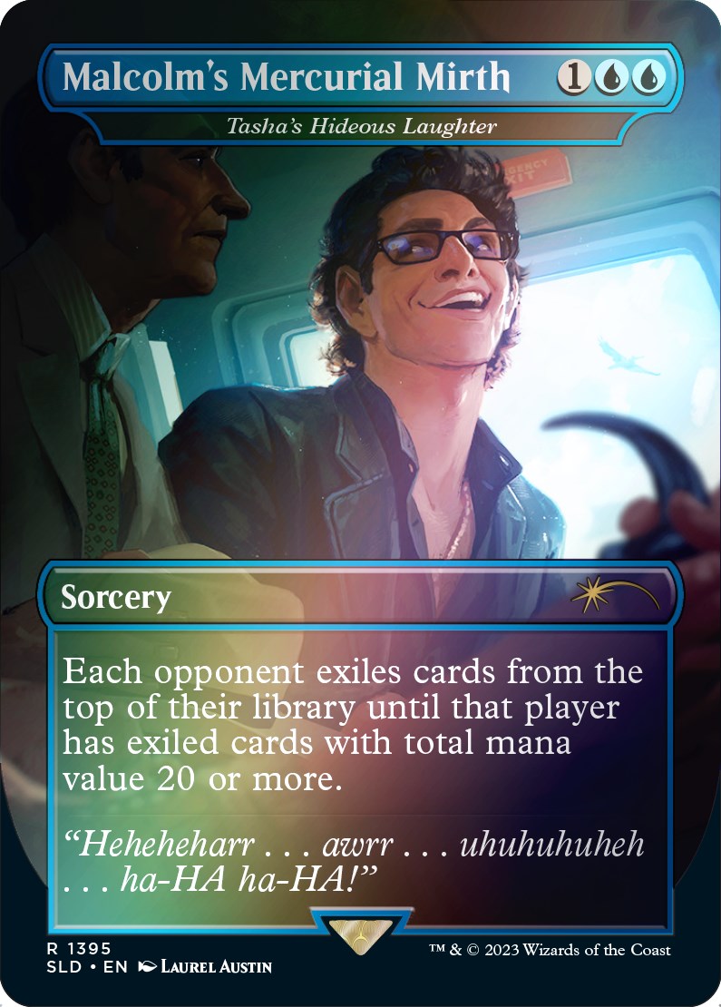 Malcolm's Mercurial Mirth - Tasha's Hideous Laughter (Rainbow Foil) [Secret Lair Drop Series] | Local Legends