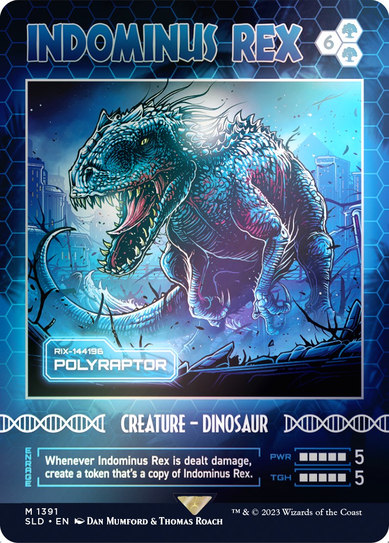 Indominus Rex - Polyraptor (Rainbow Foil) [Secret Lair Drop Series] | Local Legends