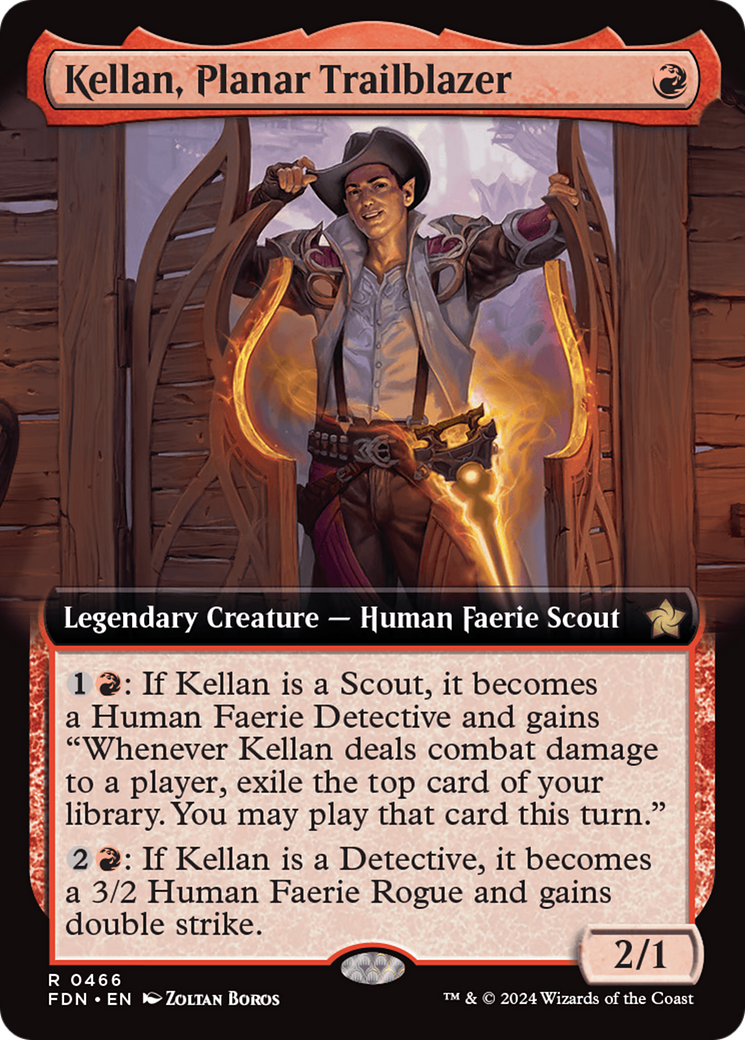 Kellan, Planar Trailblazer (Extended Art) [Foundations] | Local Legends