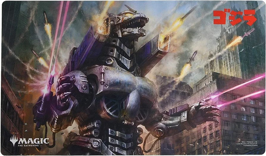 Playmat - Ikoria: Lair of Behemoths (Mechagodzilla, the Weapon) | Local Legends