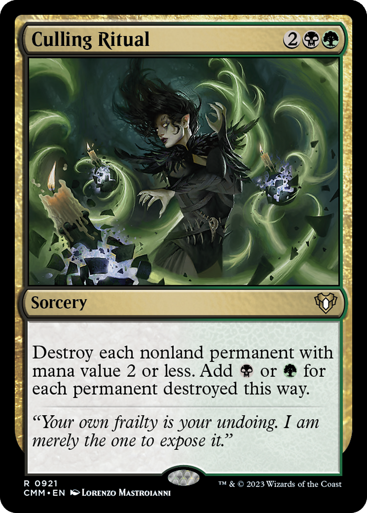 Culling Ritual [Commander Masters] | Local Legends