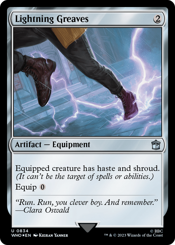 Lightning Greaves (Surge Foil) [Doctor Who] | Local Legends