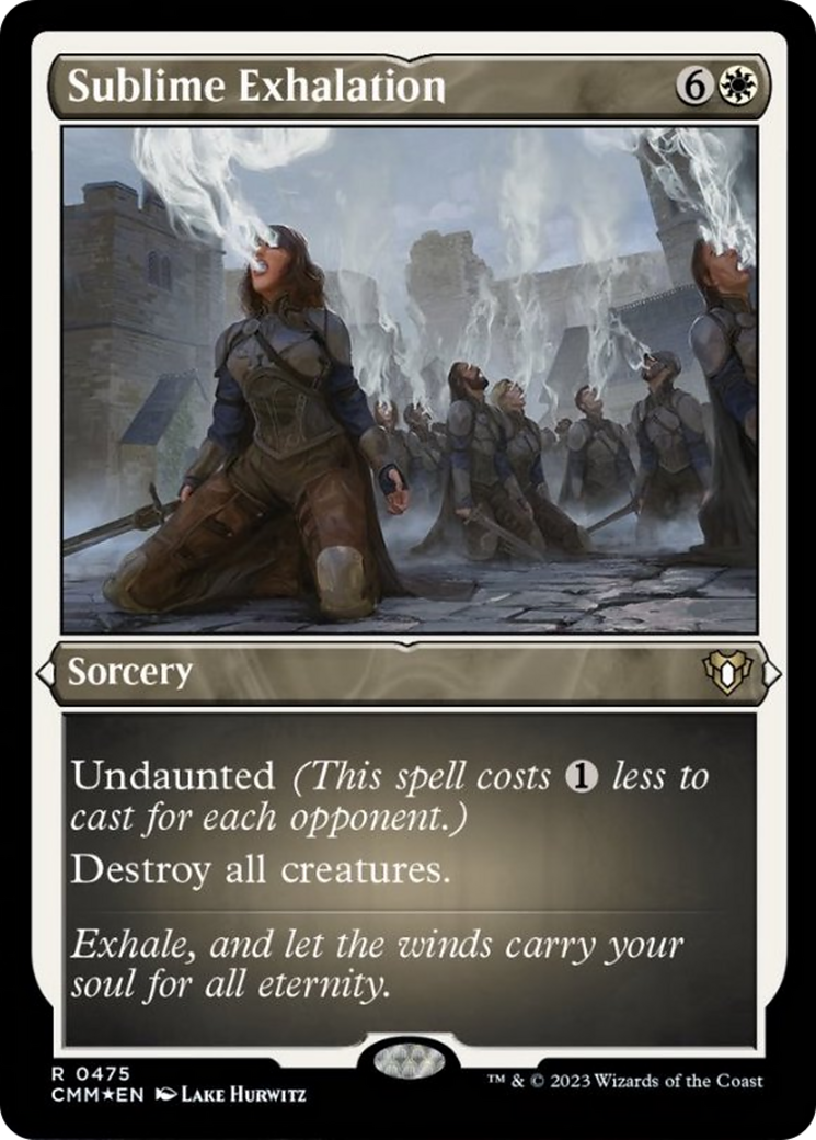 Sublime Exhalation (Foil Etched) [Commander Masters] | Local Legends
