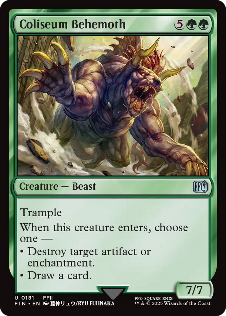 Coliseum Behemoth [FINAL FANTASY] | Local Legends