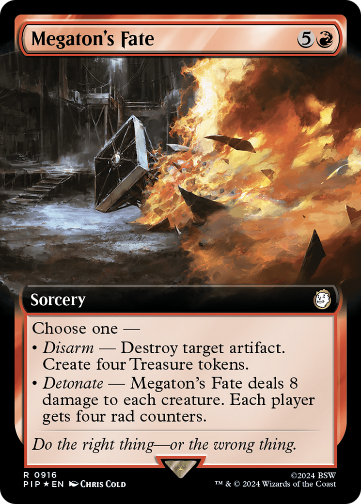 Megaton's Fate (Extended Art) (Surge Foil) [Fallout] | Local Legends