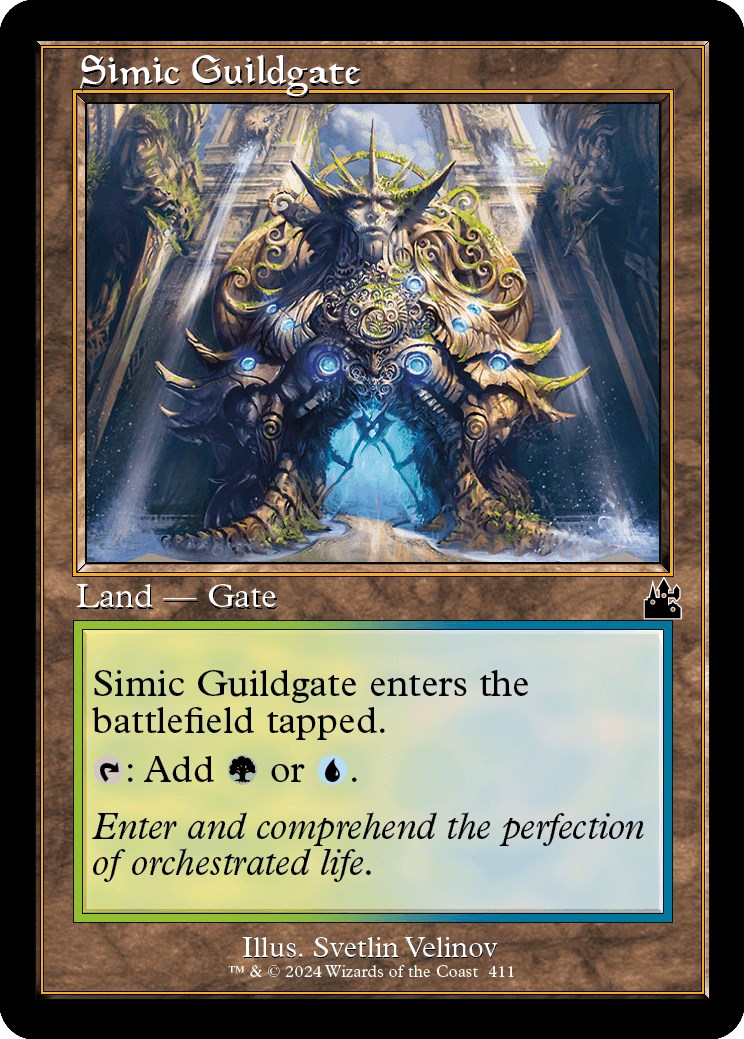 Simic Guildgate (Retro Frame) | Local Legends