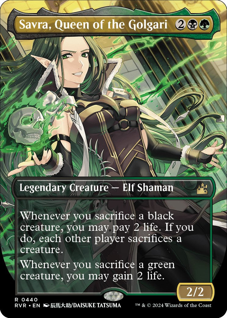 Savra, Queen of the Golgari (Anime Borderless) | Local Legends