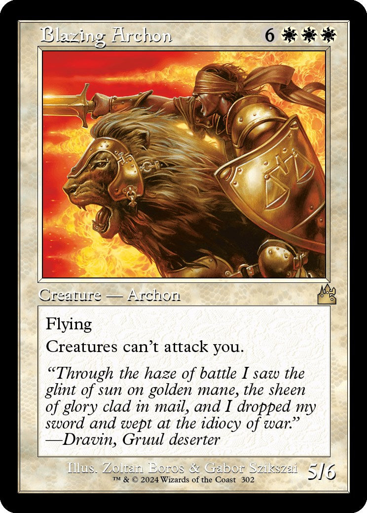 Blazing Archon (Retro Frame) | Local Legends