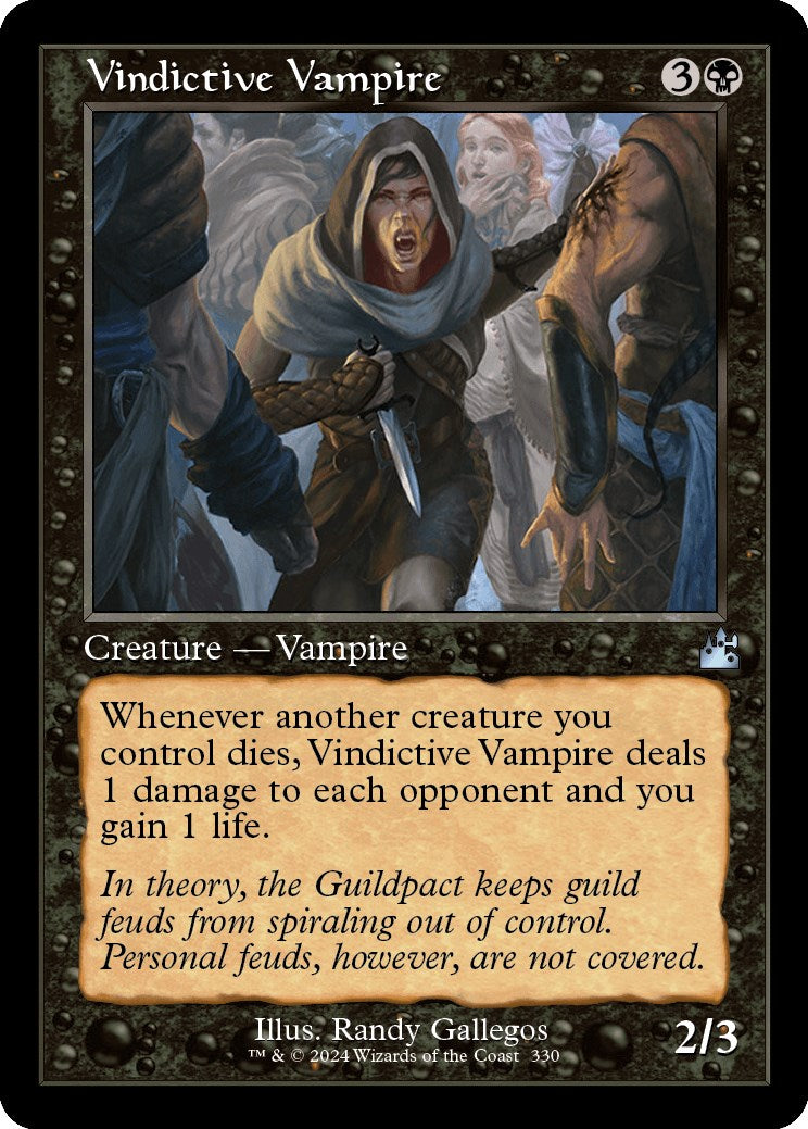 Vindictive Vampire (Retro Frame) | Local Legends