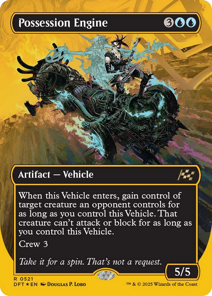 Possession Engine (Borderless) (First-Place Foil) [Aetherdrift] | Local Legends