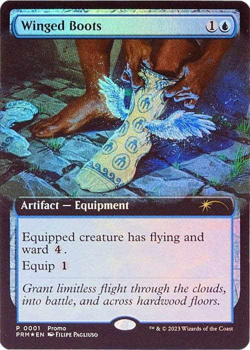 Winged Boots [Media Promos] | Golgari Games