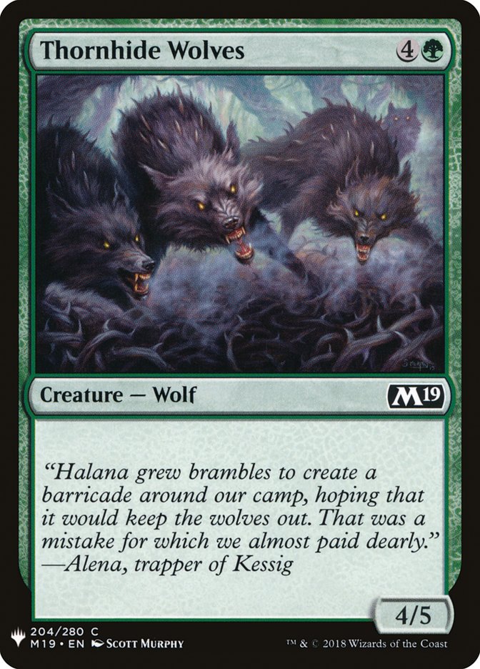 Thornhide Wolves [Mystery Booster] | Local Legends