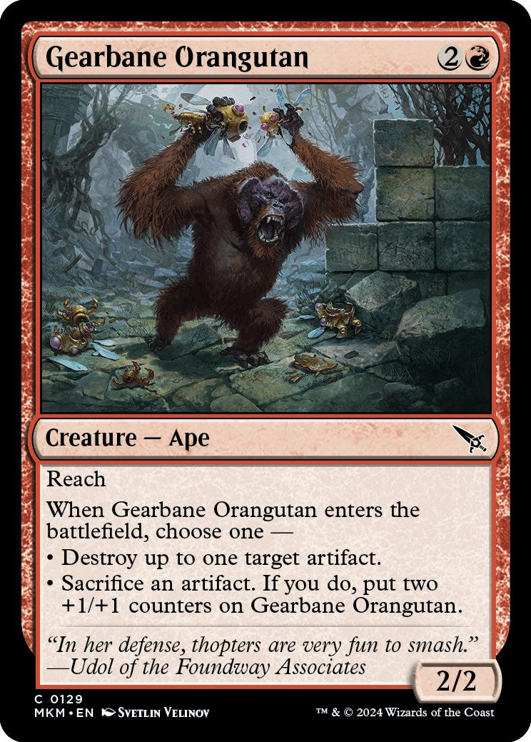 Gearbane Orangutan | Local Legends