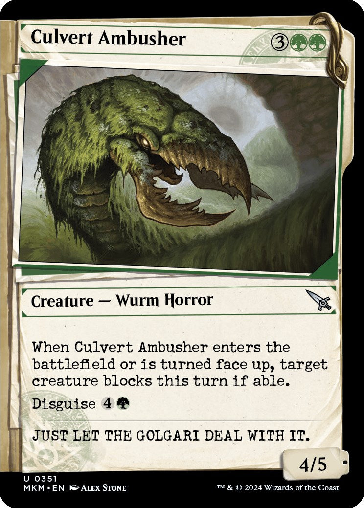 Culvert Ambusher (Showcase) | Local Legends
