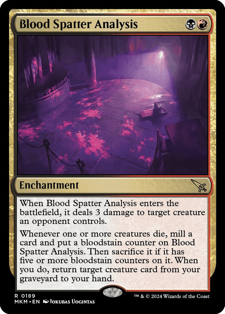 Blood Spatter Analysis | Local Legends