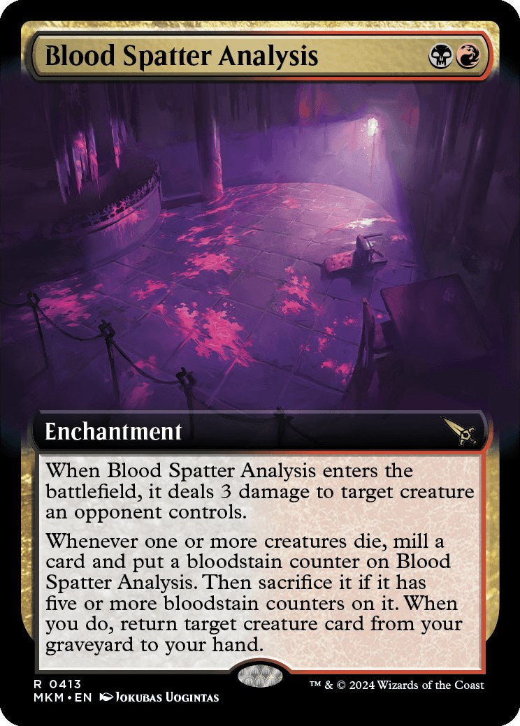Blood Spatter Analysis (Extended Art) | Local Legends
