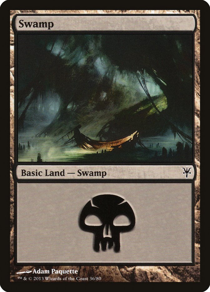 Swamp (36) [Duel Decks: Sorin vs. Tibalt] | Local Legends
