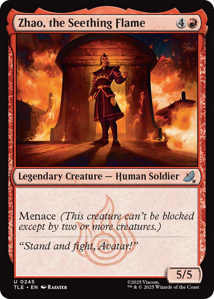 Zhao, the Seething Flame [Avatar: The Last Airbender: Eternal-Legal] | Local Legends