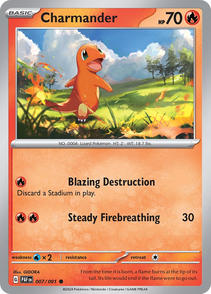 Charmander (007/091) [Scarlet & Violet: Paldean Fates] | Golgari Games