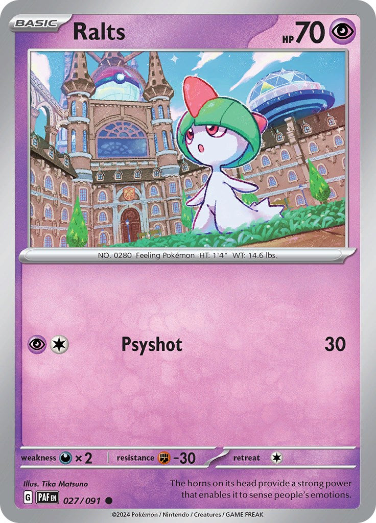 Ralts (027/091) [Scarlet & Violet: Paldean Fates] | Golgari Games