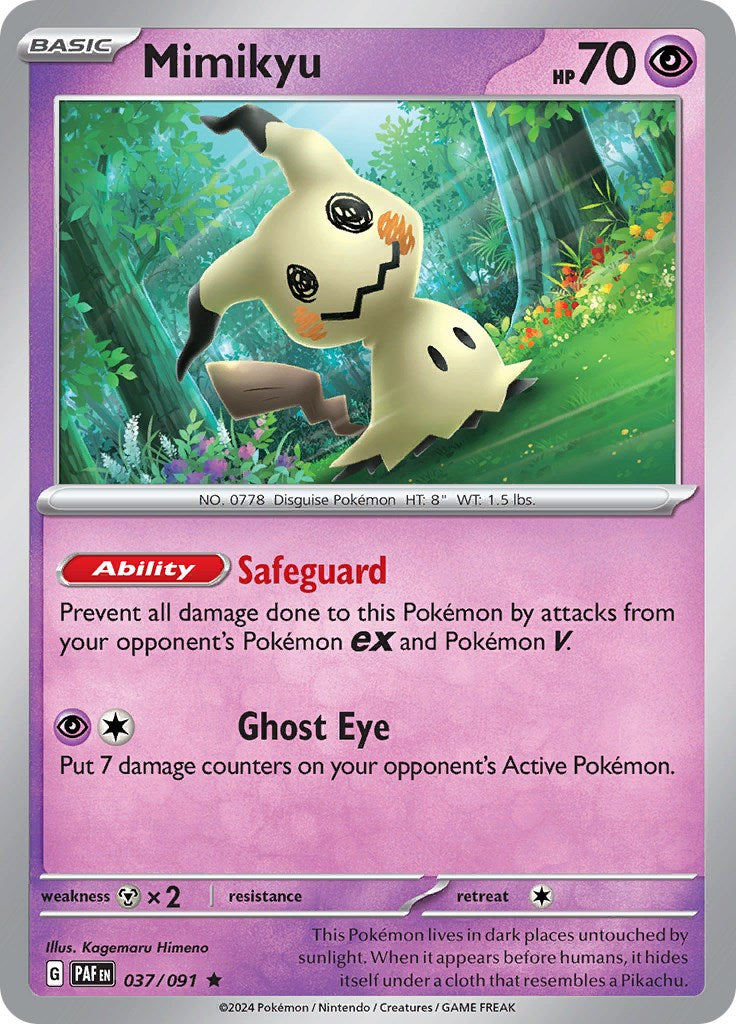 Mimikyu (037/091) [Scarlet & Violet: Paldean Fates] | Local Legends