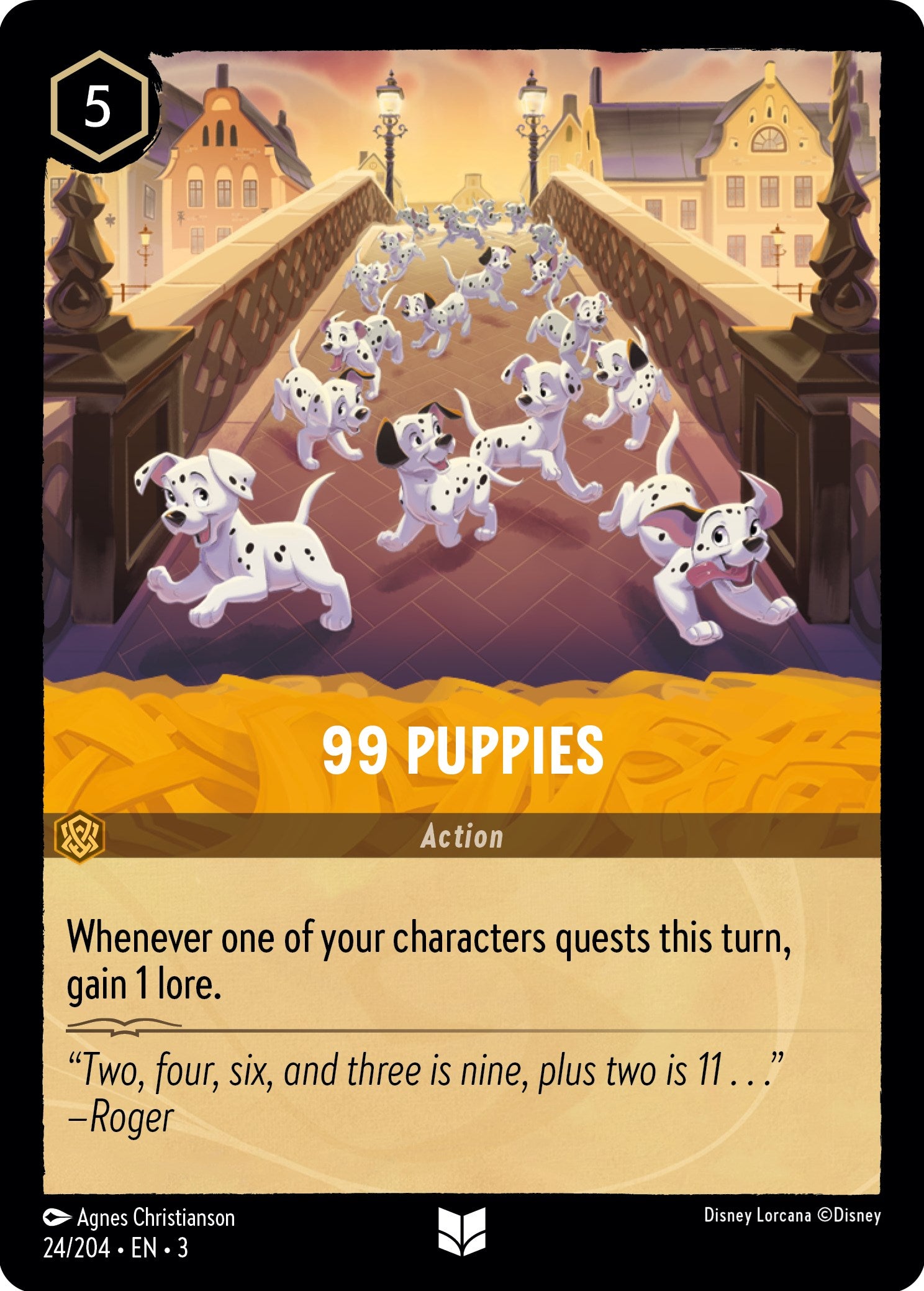 99 Puppies (24/204) [Into the Inklands] | Golgari Games