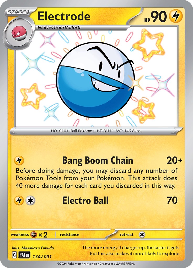 Electrode (134/091) [Scarlet & Violet: Paldean Fates] | Golgari Games