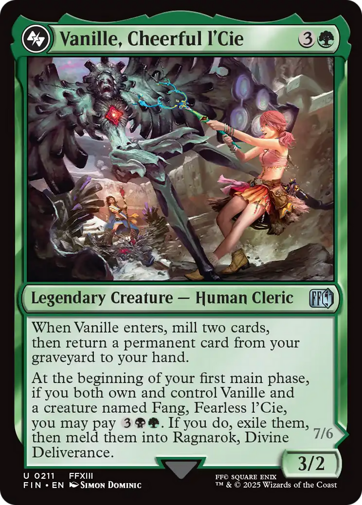 Vanille, Cheerful l'Cie // Ragnarok, Divine Deliverance [FINAL FANTASY] | Local Legends
