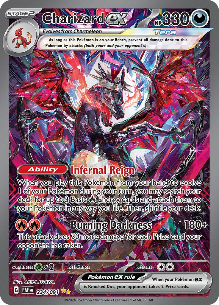 Charizard ex (234/091) [Scarlet & Violet: Paldean Fates] | Golgari Games