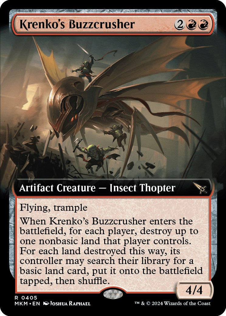 Krenko's Buzzcrusher (Extended Art) | Local Legends