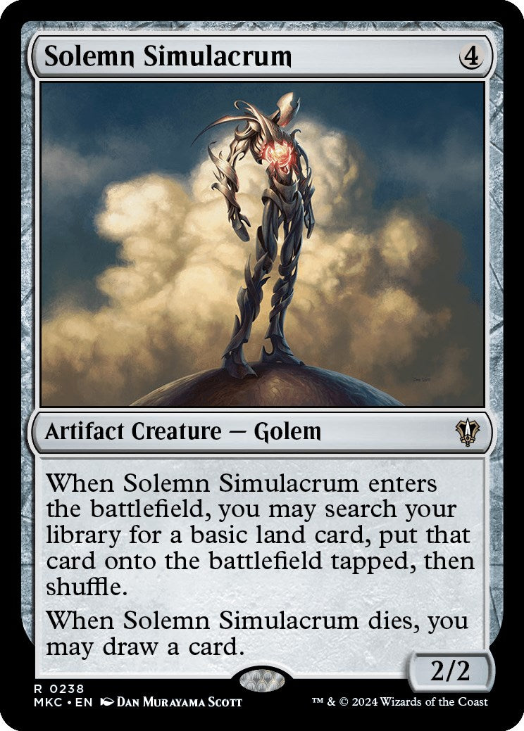 Solemn Simulacrum [Murders at Karlov Manor Commander] | Local Legends