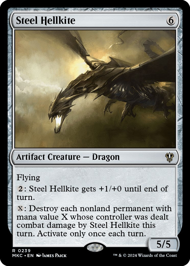 Steel Hellkite [Murders at Karlov Manor Commander] | Local Legends