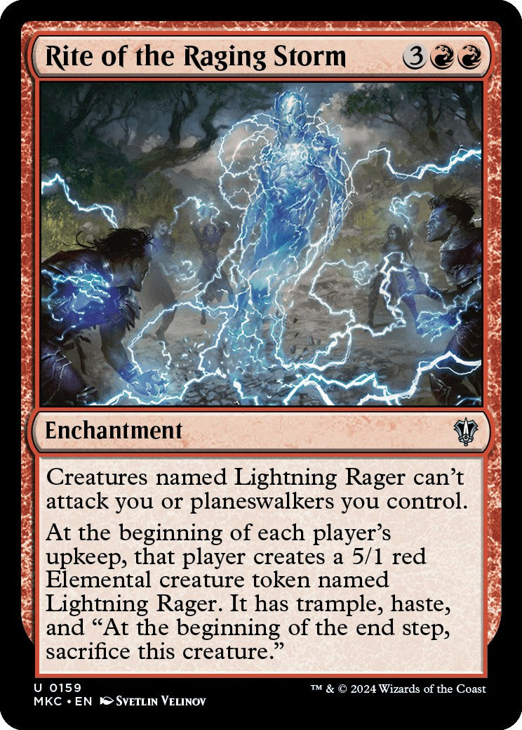 Rite of the Raging Storm [Murders at Karlov Manor Commander] | Local Legends